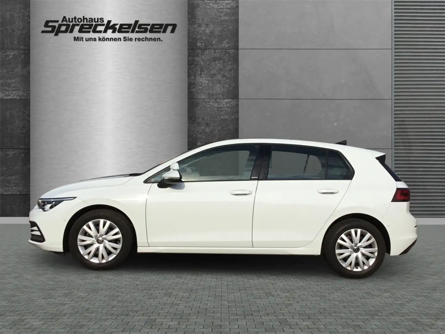 Volkswagen Golf VIII 2.0 TDI Active Navi+AHK+Pano+Matrix-LED+Diebs Blanc - 2