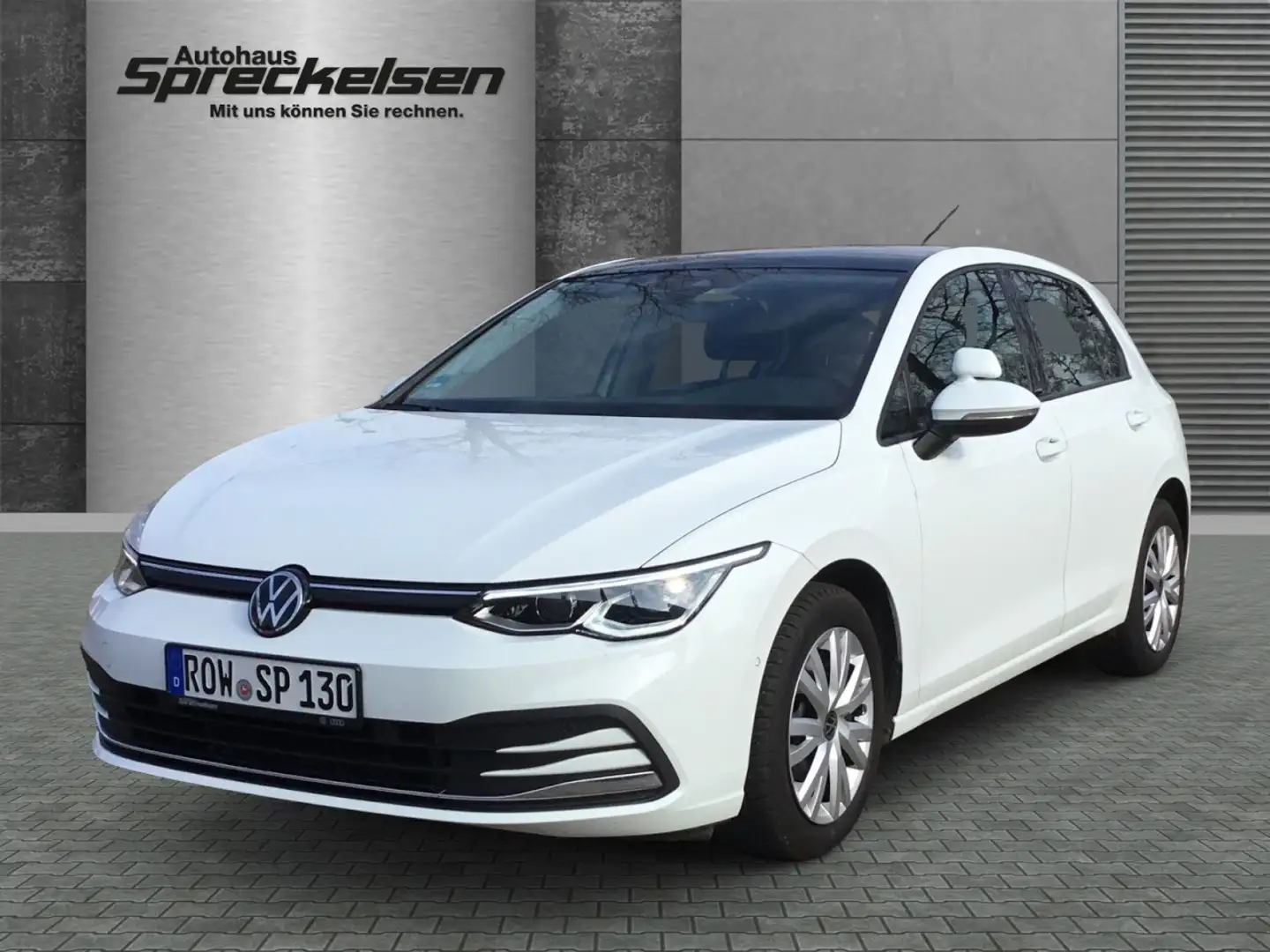 Volkswagen Golf VIII 2.0 TDI Active Navi+AHK+Pano+Matrix-LED+Diebs Blanc - 1