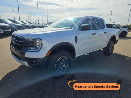 White 2026 Ford Ranger Pickup Truck Four-Wheel Drive Automatic