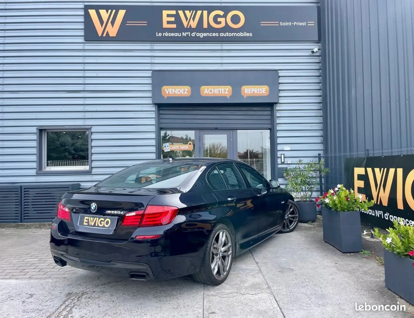 BMW 550 serie 3.0 550d 380ch pack m sport toit ouvrant 2eme main jantes 20 pouces - 2