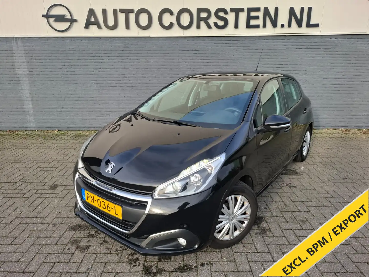 Peugeot 208 1.2I 82PK 5Drs Airco Navi Cruise Control Pdc Isofi Schwarz - 1