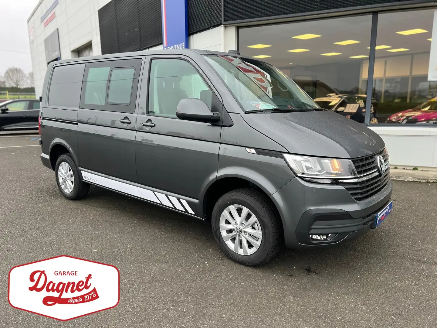 Volkswagen transporteur T6 2.0TDI 150 DSG7 CABINE APPRO 5 PLS Gris - 1