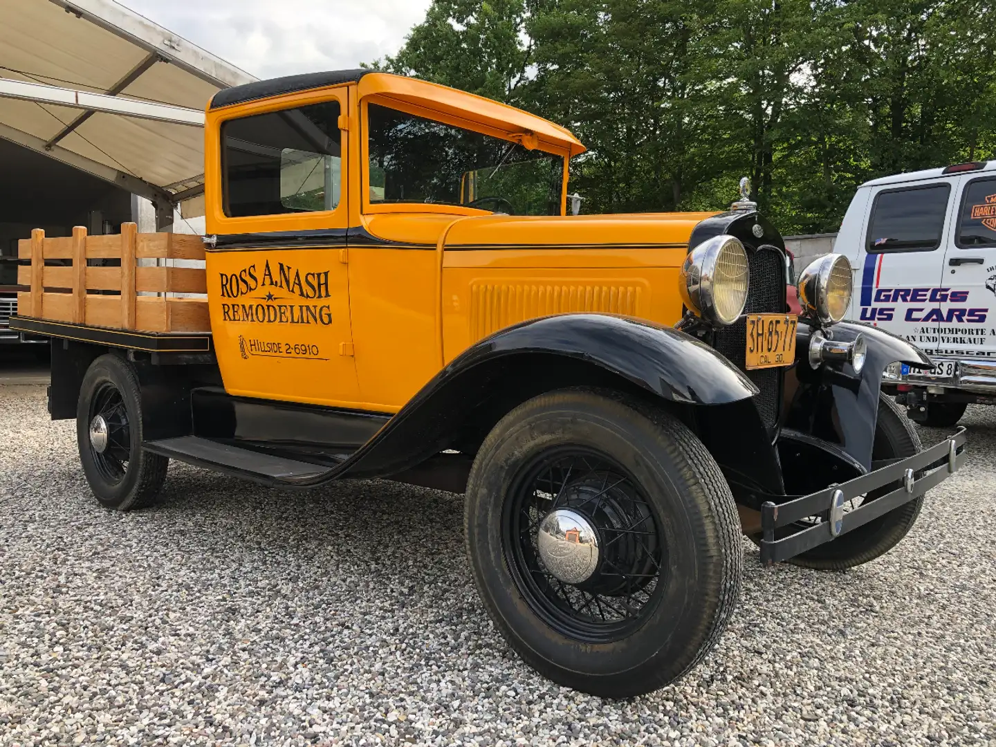 Ford Model A Pick up Flat bed Gelb - 1