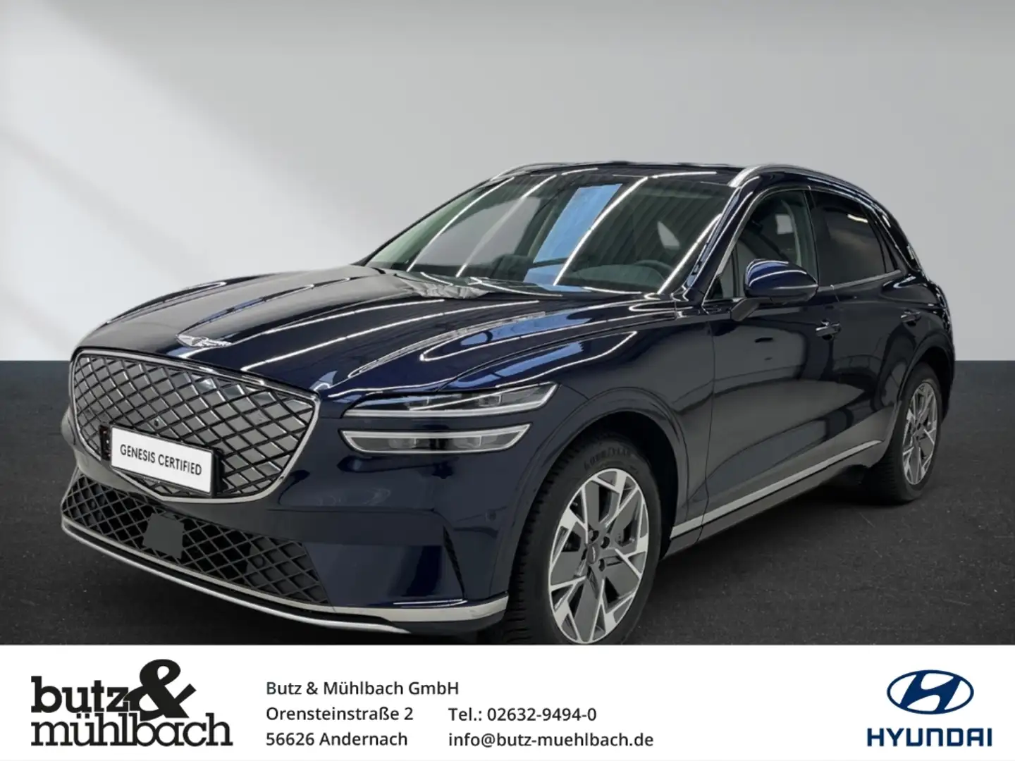 Genesis GV70 Sport Electrified 4WD AD El. Panodach Leder Memory Blau - 1