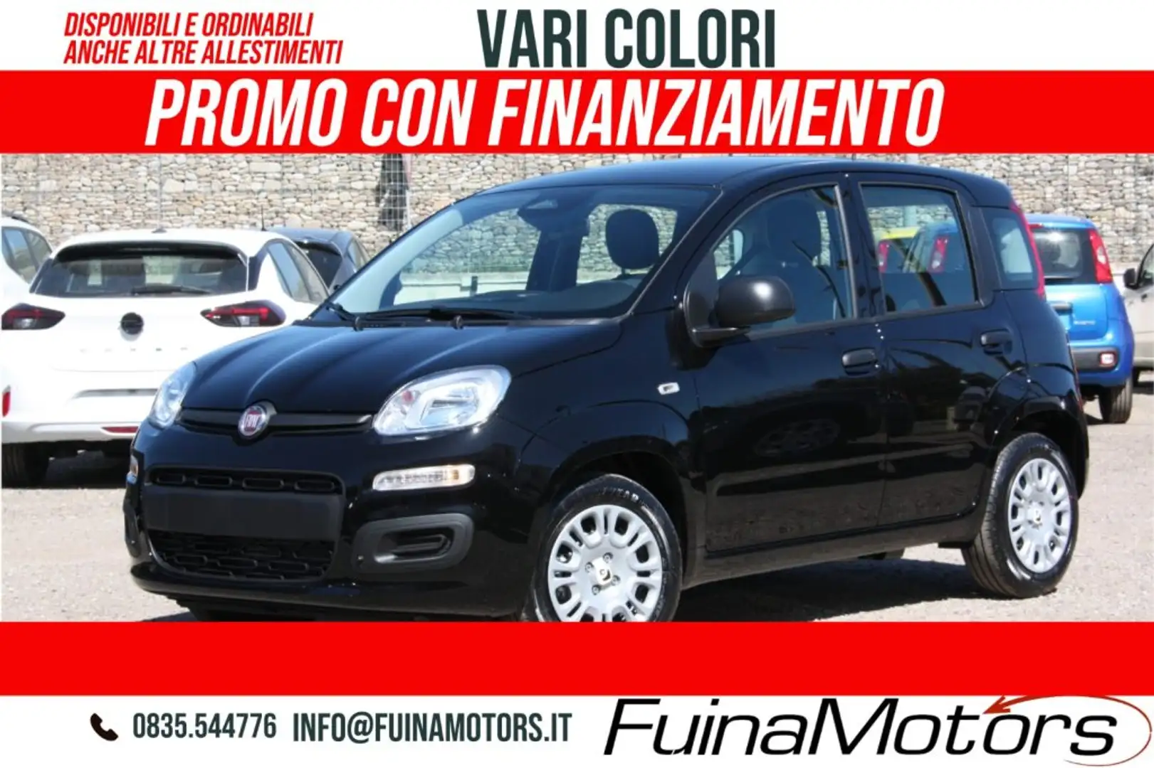 Fiat Panda 1.0 S&S Hybrid NUOVO Schwarz - 1