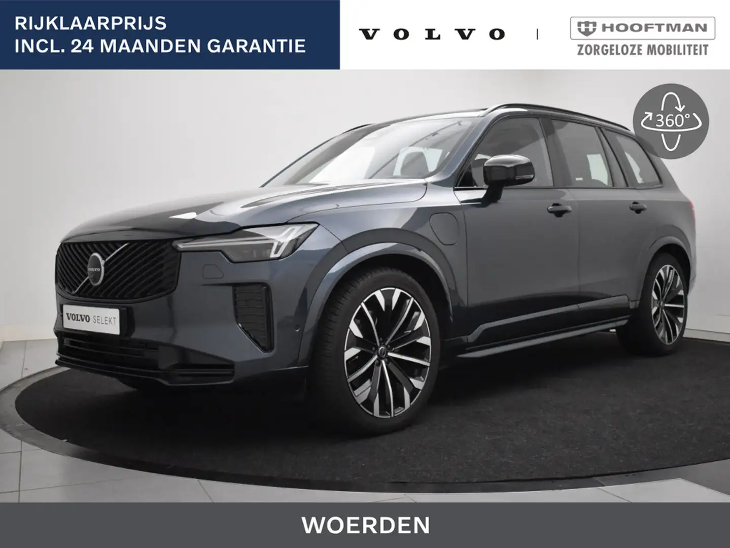 Volvo XC90 T8 PLUG-IN HYBRID *NIEUW MODEL* LUCHTVERING BOWERS Blauw - 1