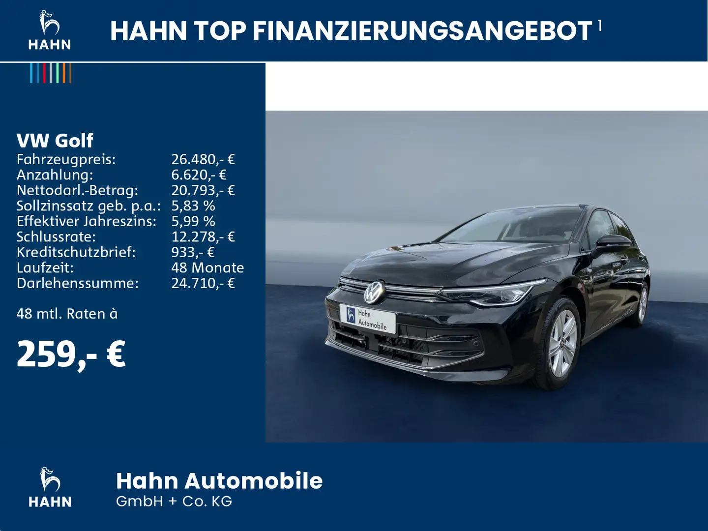 Volkswagen Golf Life 1,5 l TSI OPF 85 kW (116 PS) 6-Gang Schwarz - 2