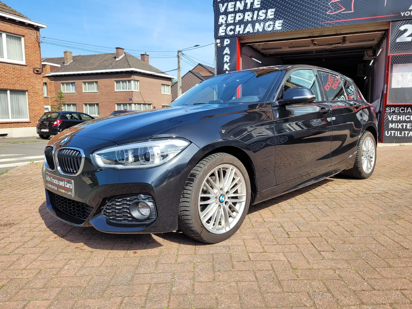 BMW 116 116i/PACK-M INT.-EXT./CUIR/GPS/CAPTEURS/ Negro - 1