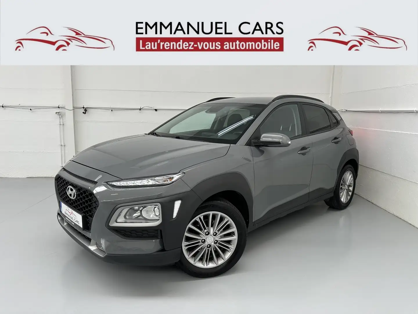 Hyundai KONA Kona 1.0 T-GDi SUPER EQUIPE (CarPlay+Kit hiver) Gris - 1