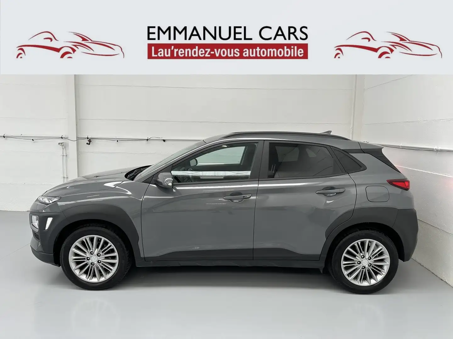Hyundai KONA Kona 1.0 T-GDi SUPER EQUIPE (CarPlay+Kit hiver) Gris - 2