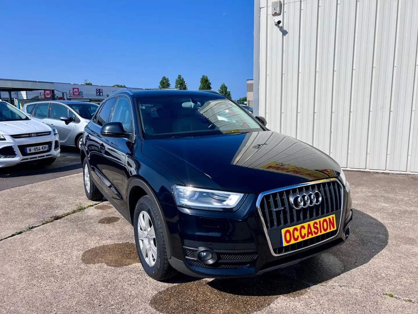 Audi Q3 2.0 TDI 163 CV S TRONIC 7 QUATTRO / DISTRI OK / FA Schwarz - 1