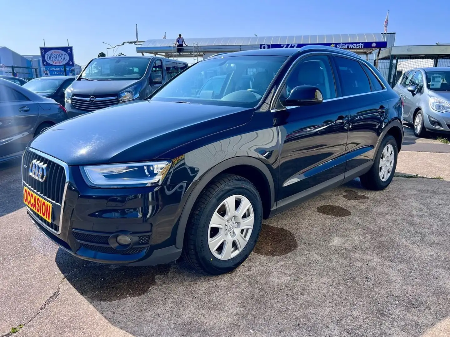 Audi Q3 2.0 TDI 163 CV S TRONIC 7 QUATTRO / DISTRI OK / FA Schwarz - 2