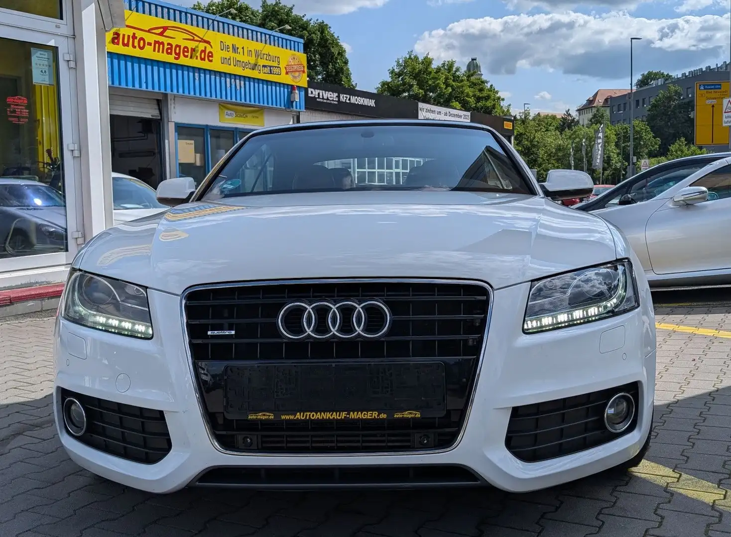 Audi A5 Cabriolet 3.0TDI Quattro*S-Line*B&O*AHK*RKam* Weiß - 2