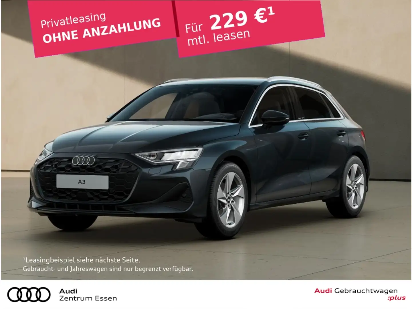 Audi A3 Sportback 35 TFSI S-TRONIC LED NAV PLUS SHZ   PDC Grau - 1