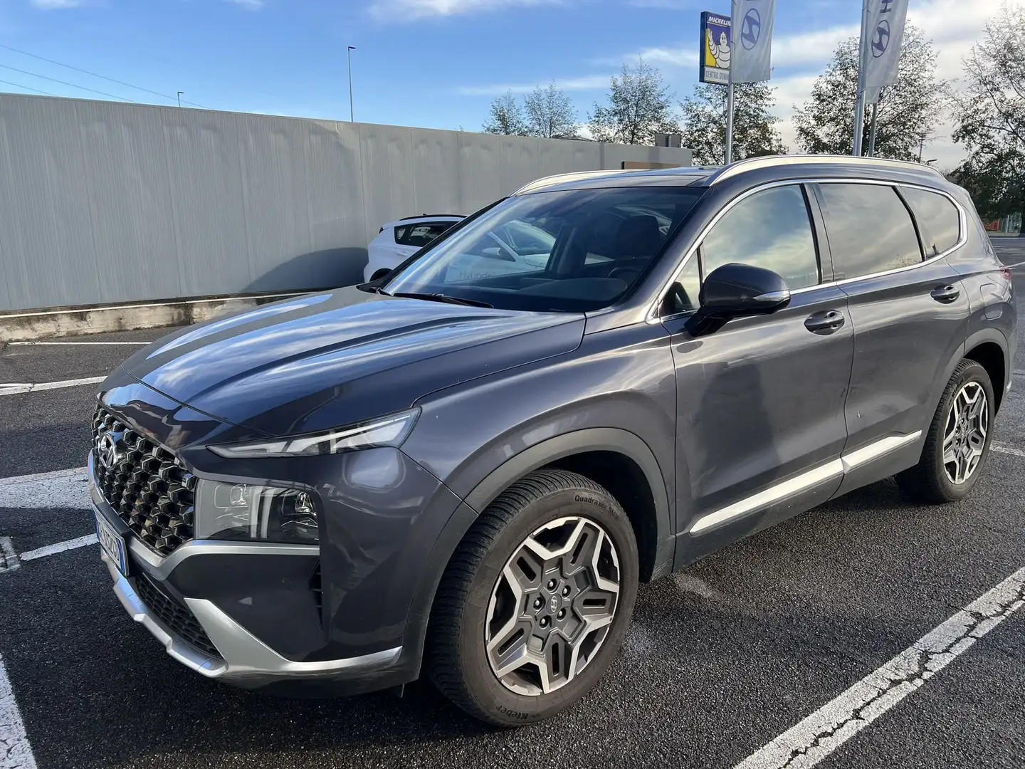 Hyundai SANTA FE Santa Fe 1.6 T-GDI HEV 4WD AT 7p. 20th Anniversar Blu/Azzurro - 1