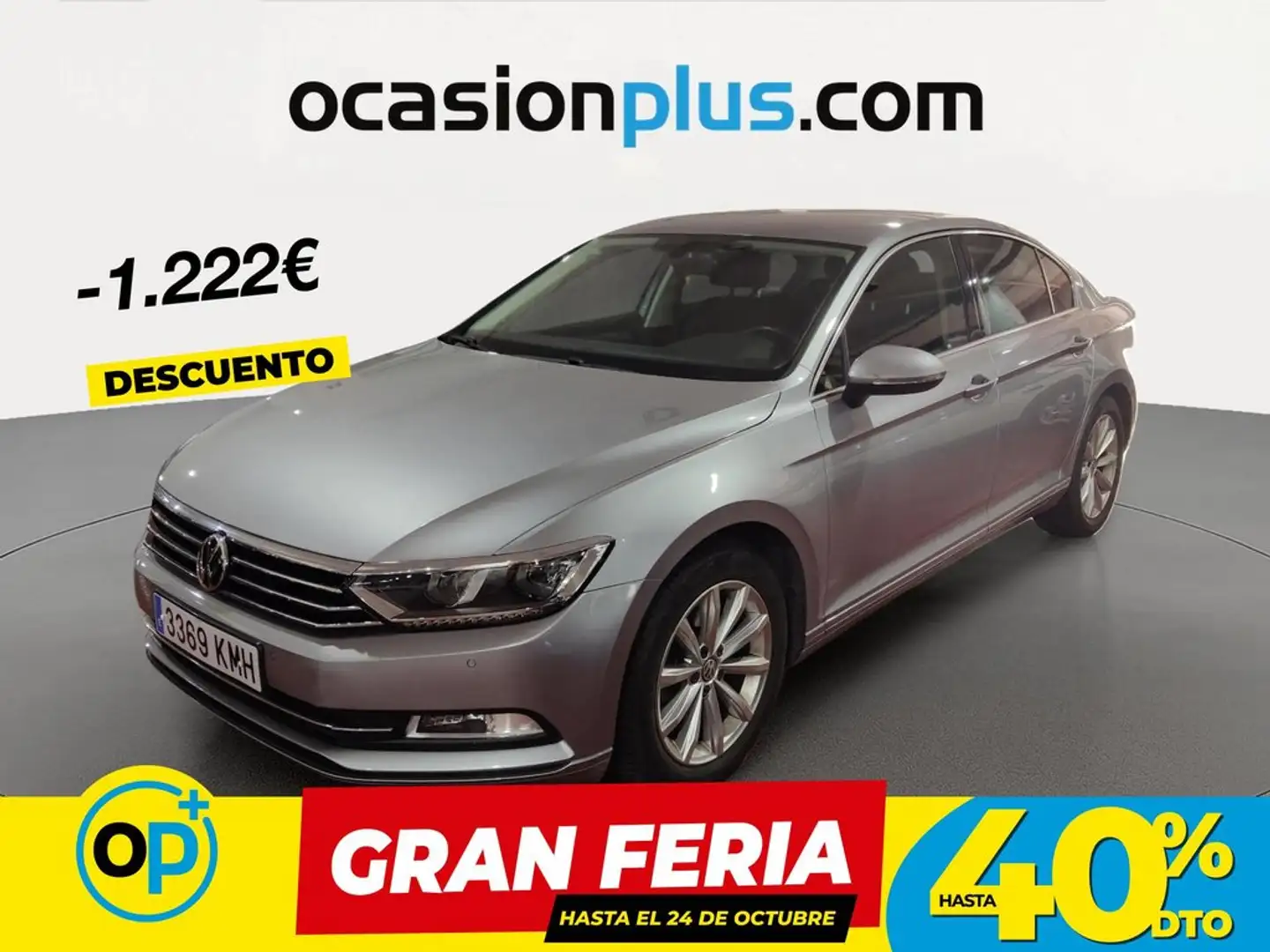 Volkswagen Passat 1.6TDI Advance DSG7 88kW Gris - 1