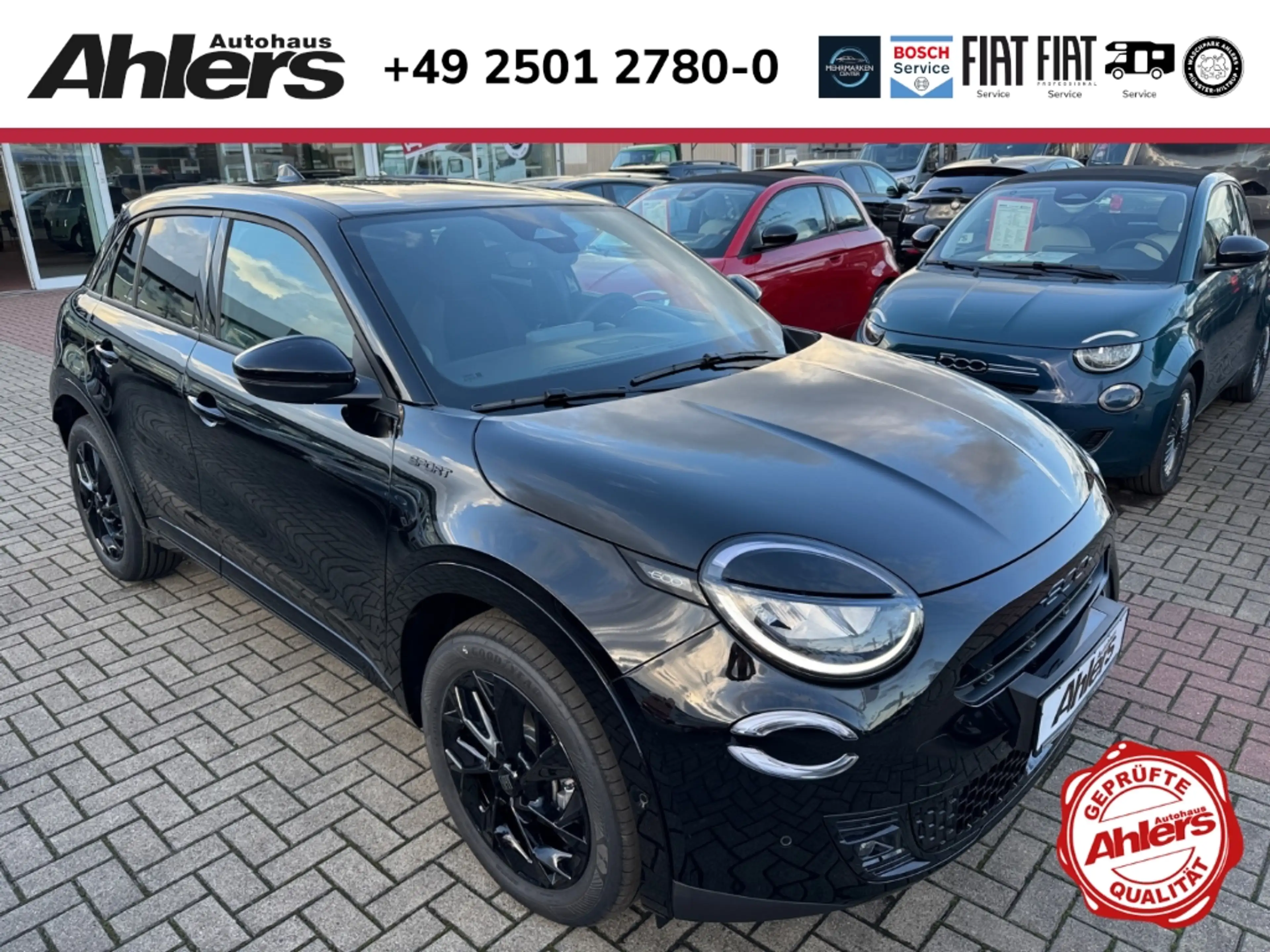 Fiat 600 Sport+AUTOMATIK+ELSITZ+ELHECK+NAVI+KAMERA+CARPLAY+