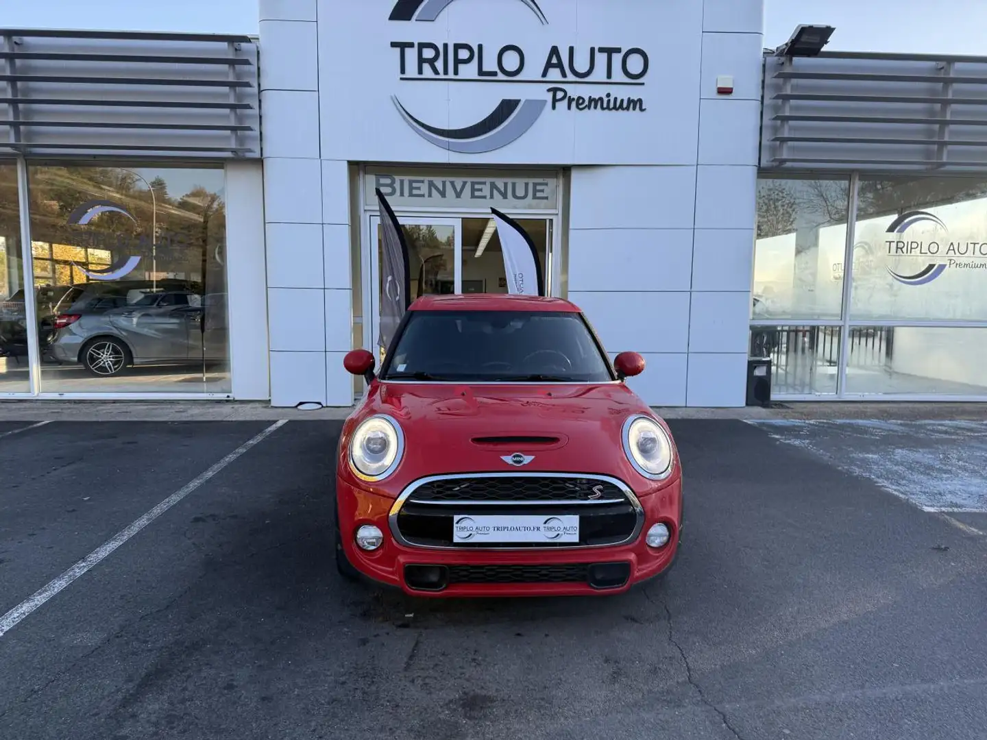 MINI Cooper S Mini 2.0i - 192 - BVA 5P F55 Cooper S Red Hot Chili RADAR AR + CLIM - 2