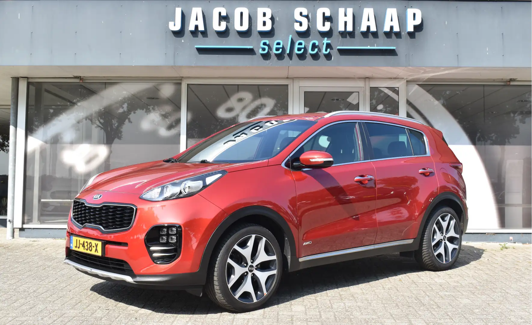 Kia Sportage 1.6 T-GDI 4WD GT-Line First Edition / Trekhaak / N Rood - 1