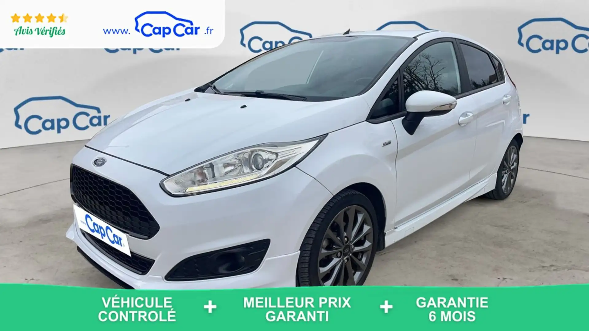 Ford Fiesta 1.0 Ecoboost 125 ST-Line Blanc - 1