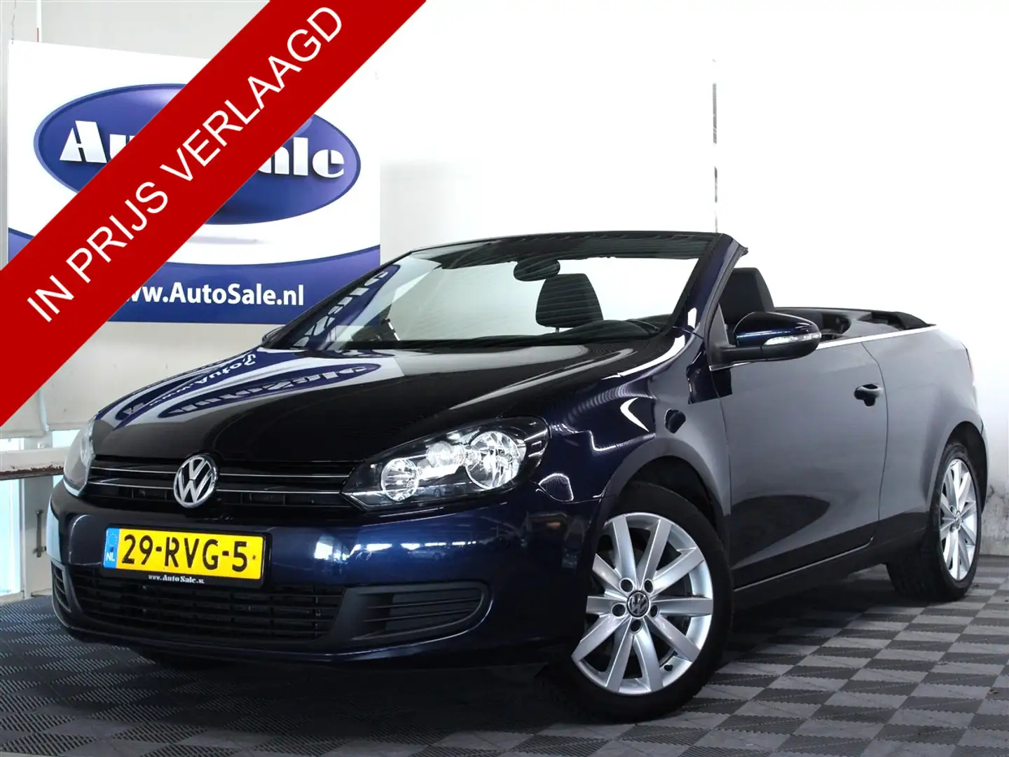 Volkswagen Golf Cabriolet 1.2 TSI NAP 1eEIGENAAR! NAVI BLUET CRUISE PDC '11 Blue - 1