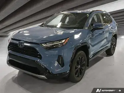 Blue 2024 Toyota RAV4 Hybrid SE AWD SUV / Crossover All-Wheel Drive Continuously Variable Transmission