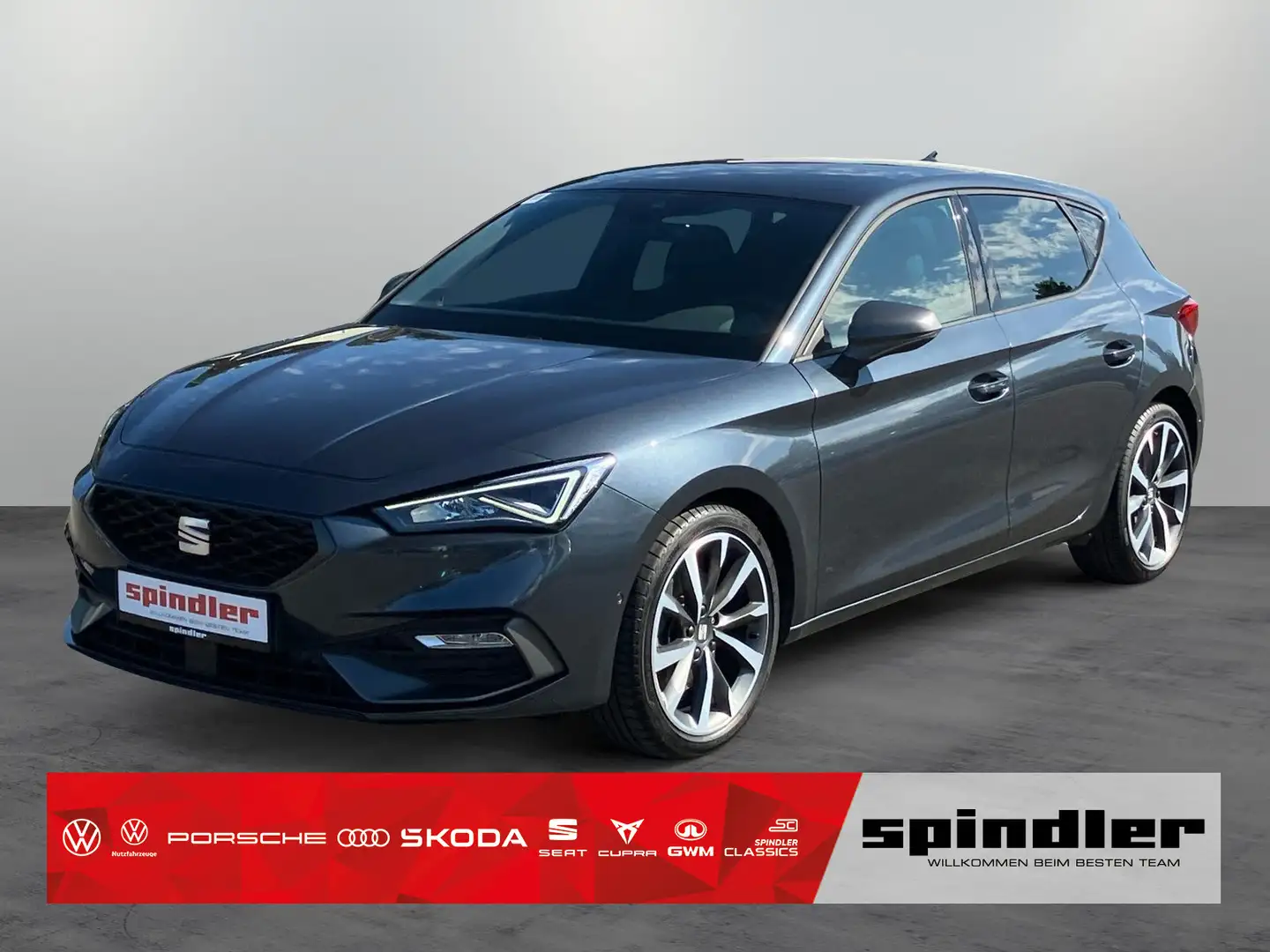 SEAT Leon FR 1.5 eTSI DSG / Navi, Full Link, LED, RFK Gris - 1