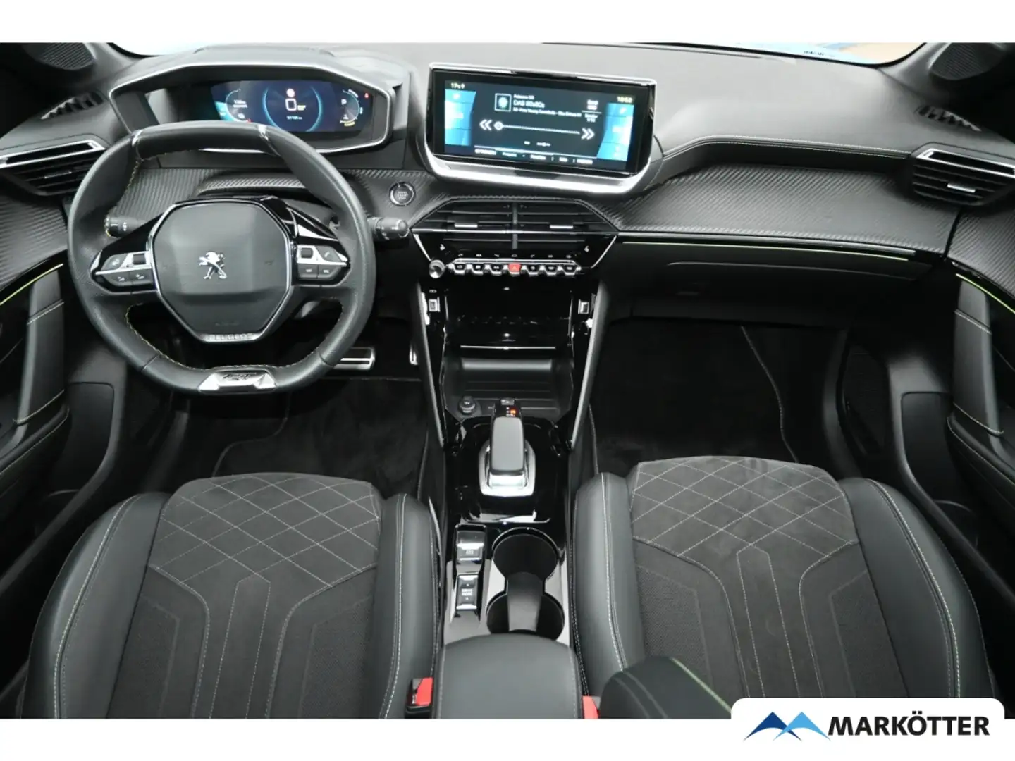 Peugeot 208 e-GT Pack 136 ACC/Keyless/Panorama Bleu - 2