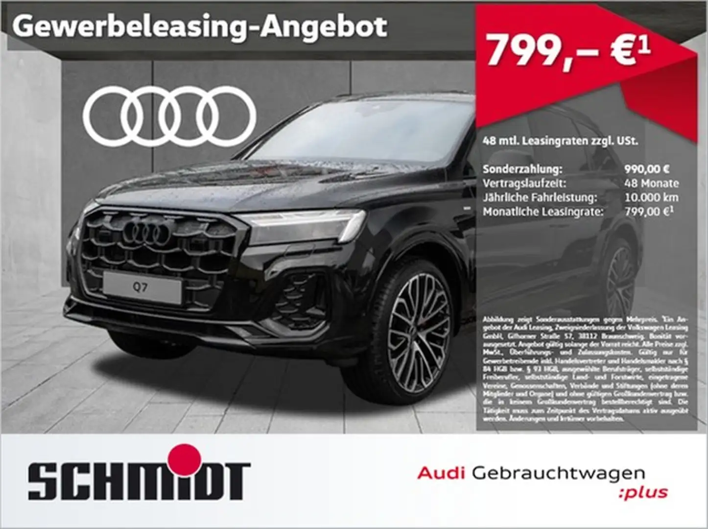 Audi Q7 50 TDI quattro S line Pano AHK HuD LM22 Negru - 1
