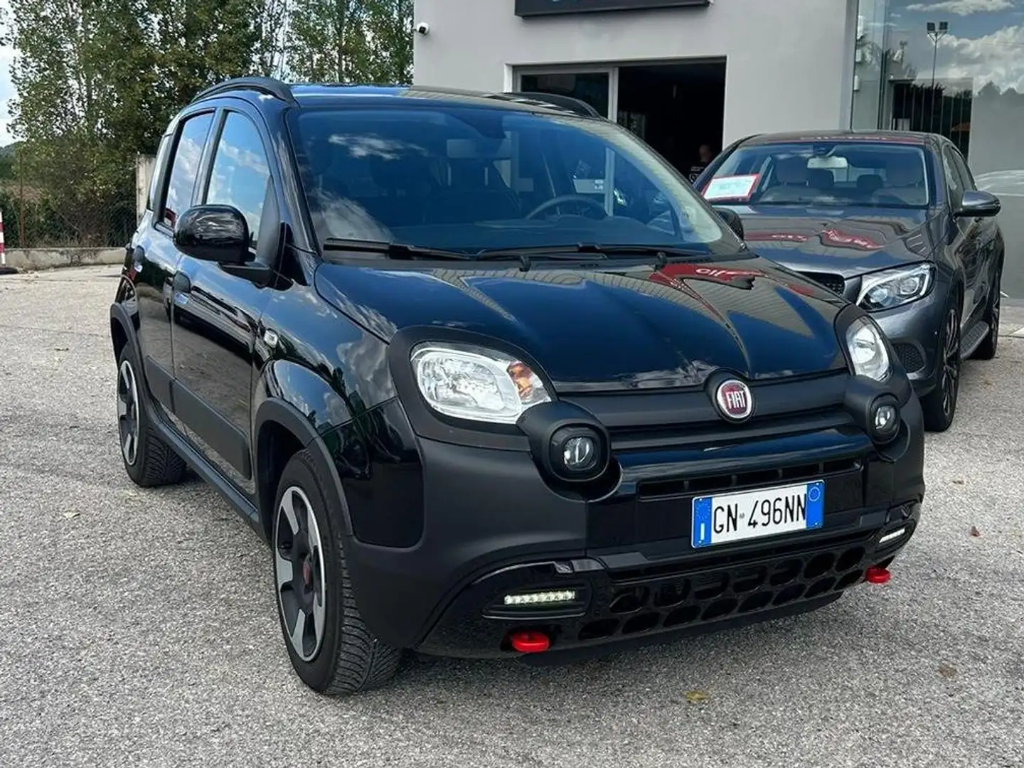 Fiat Panda Panda III 2021 Cross 1.0 firefly hybrid Garmin s Zwart - 1