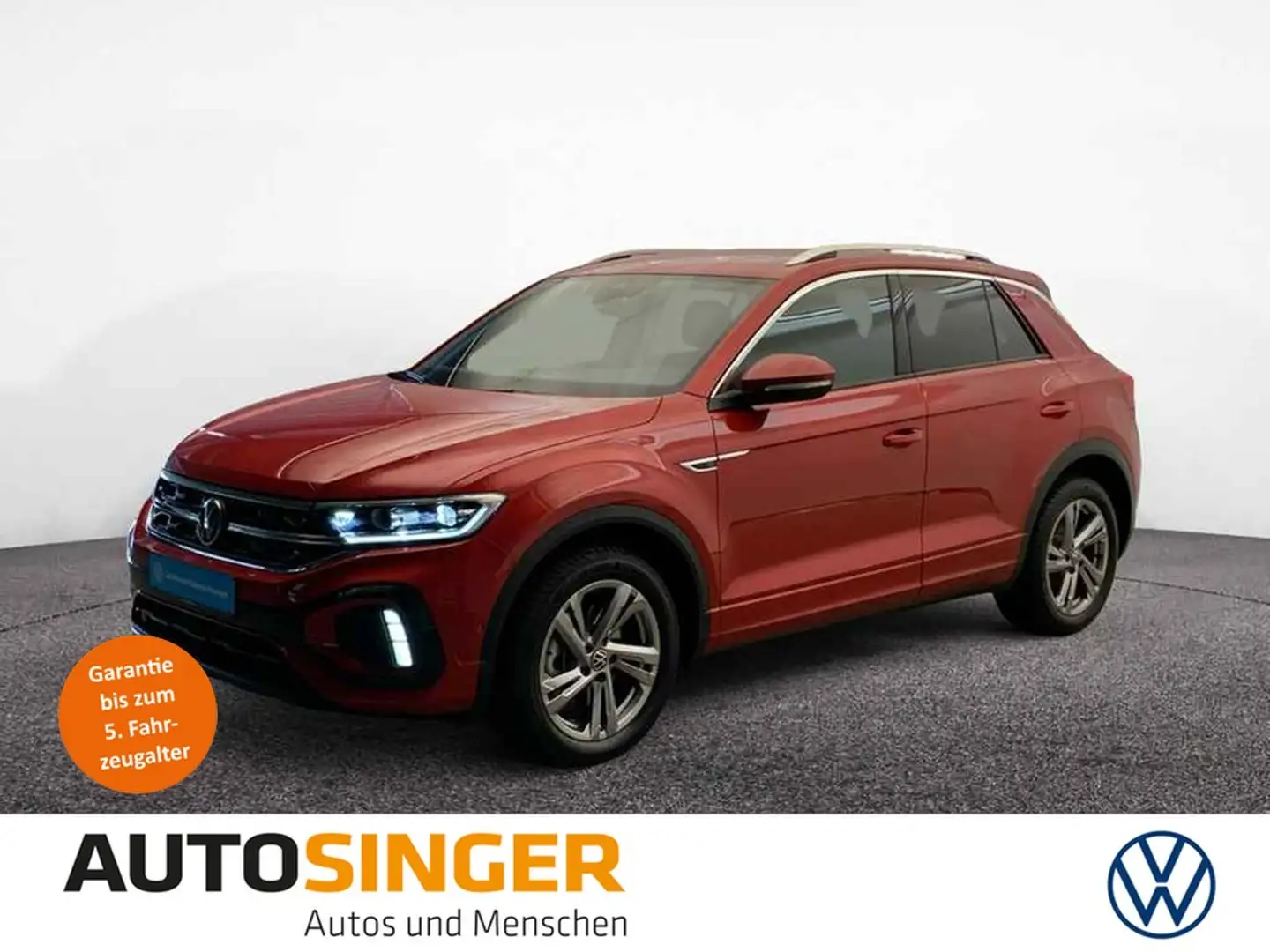 Volkswagen T-Roc R line 2,0 TSI DSG 4M *AHK*NAV*ACC*LED*CAM Rot - 1