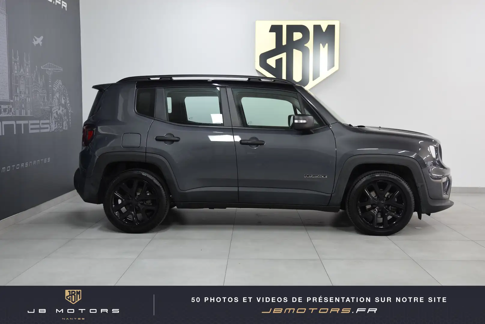Jeep Renegade 1.5 Turbo T4 130 ch BVR7 e-Hybrid Summit Gris - 2