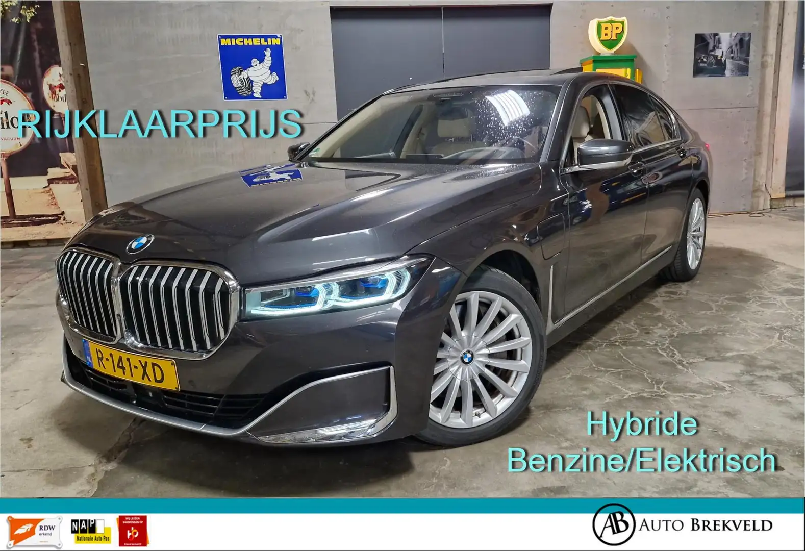 BMW 745 7-serie 745e High Executive 394PK | Rijklaarprijs Grau - 1