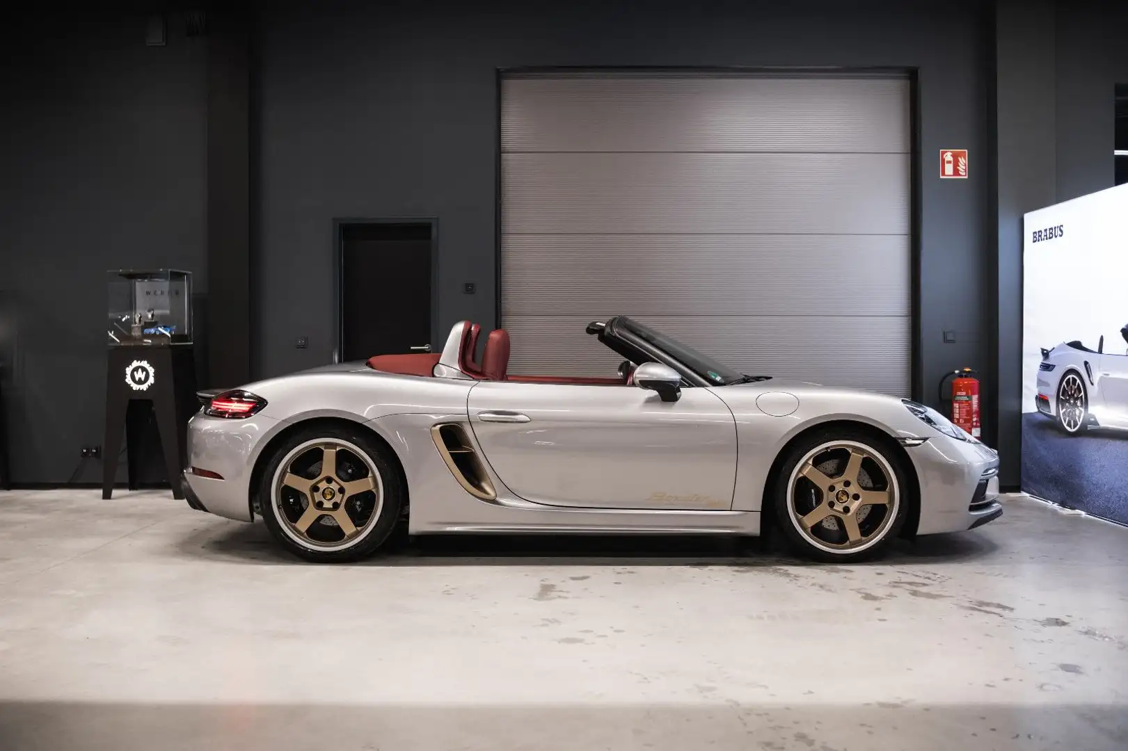 Porsche Boxster 718 GTS 25 Jahre-Approved-LED-Bose Argent - 1