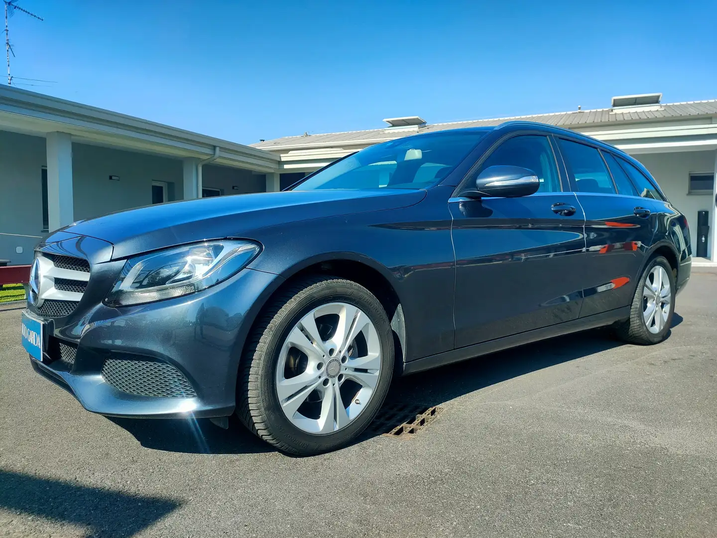 Mercedes-Benz C 180 SW d (bt) Executive NEOPATENTATI EURO 6B Grigio - 1