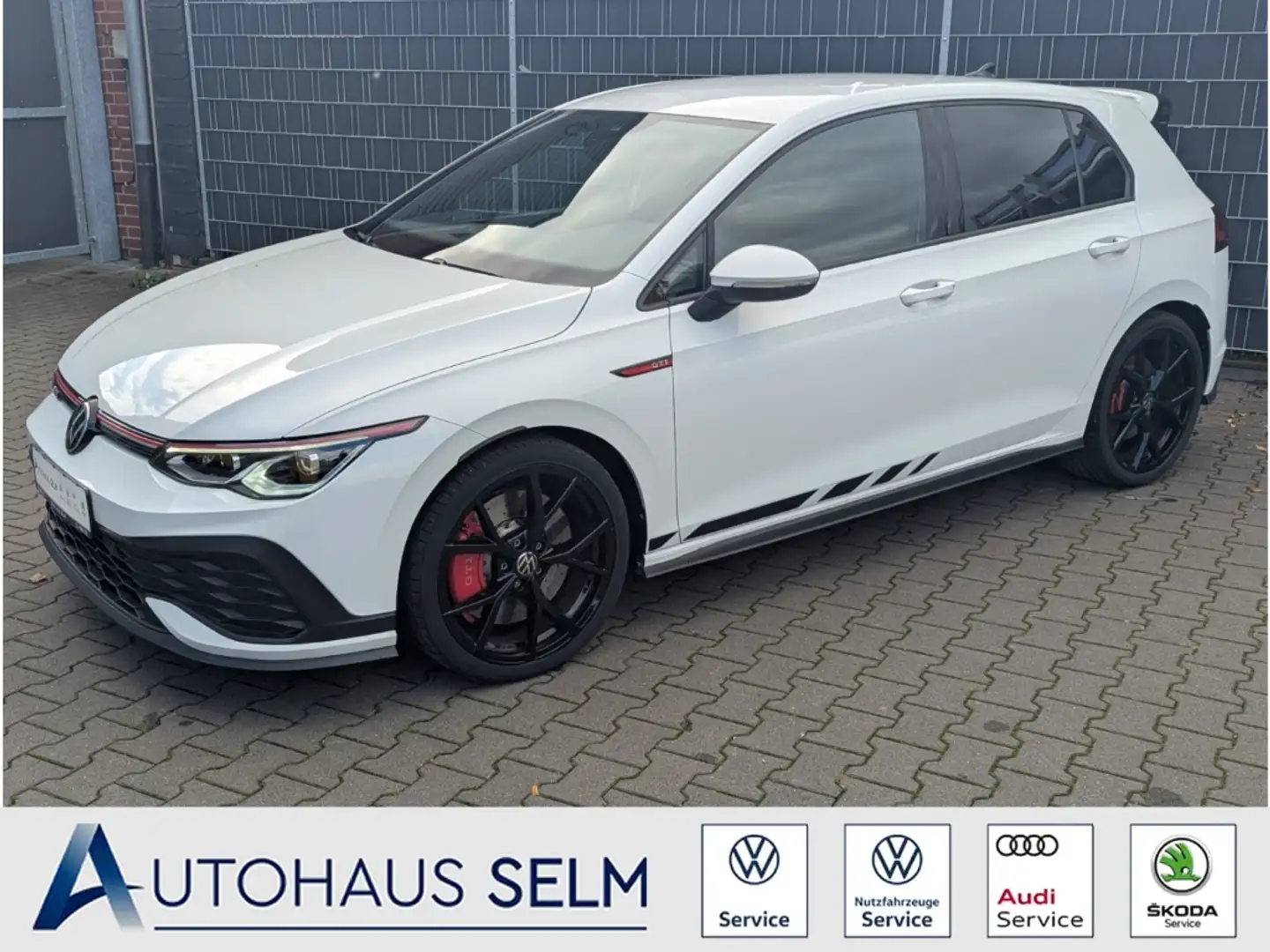 Volkswagen Golf VIII 2.0 TSI DSG GTI Clubsport Navi Leder LED Blanc - 1