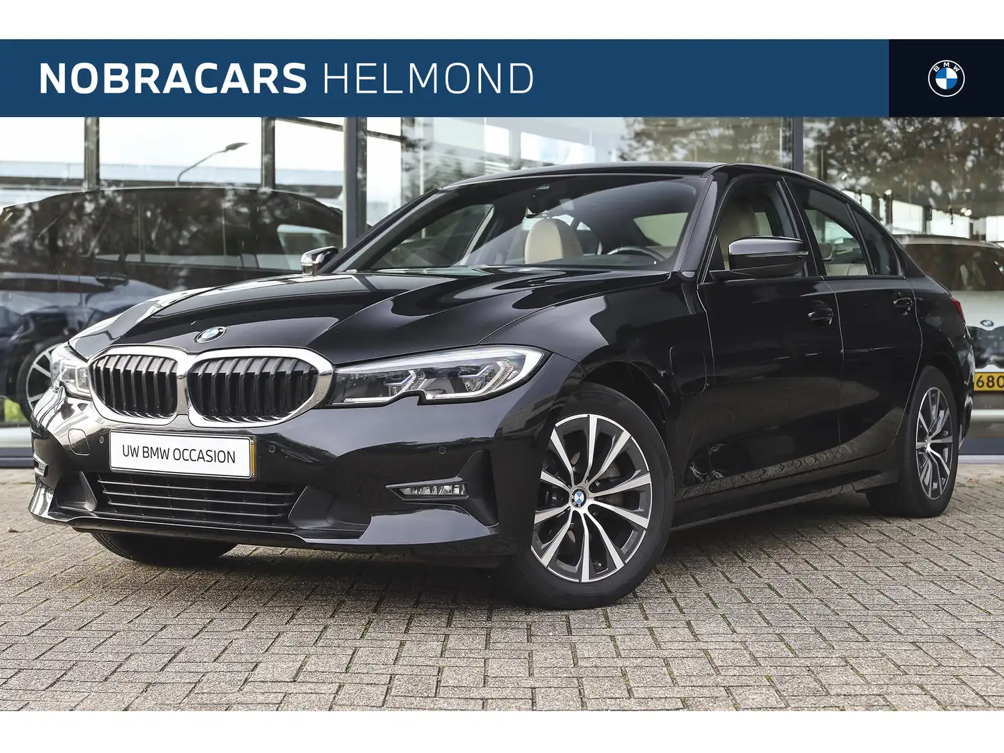 BMW 320 3 Serie 320e High Executive M Sport Automaat / Liv Zwart - 1
