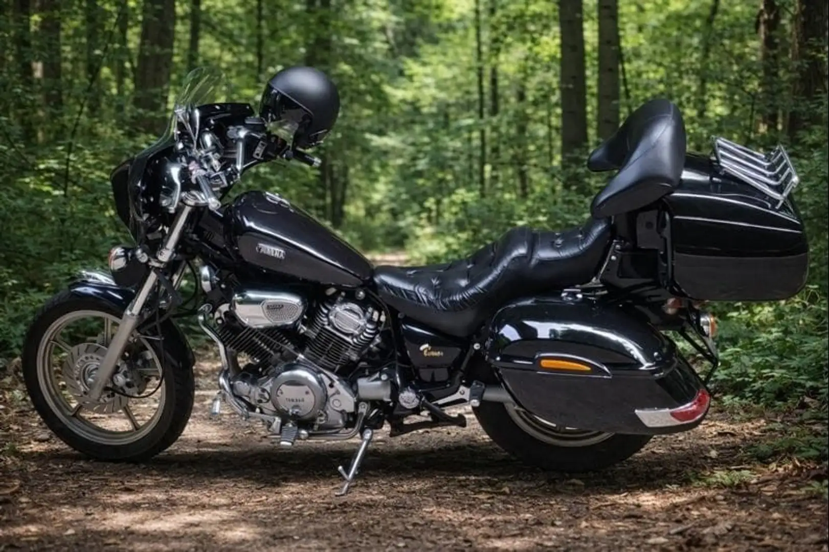 Yamaha XV 1100 tour pack Negro - 1