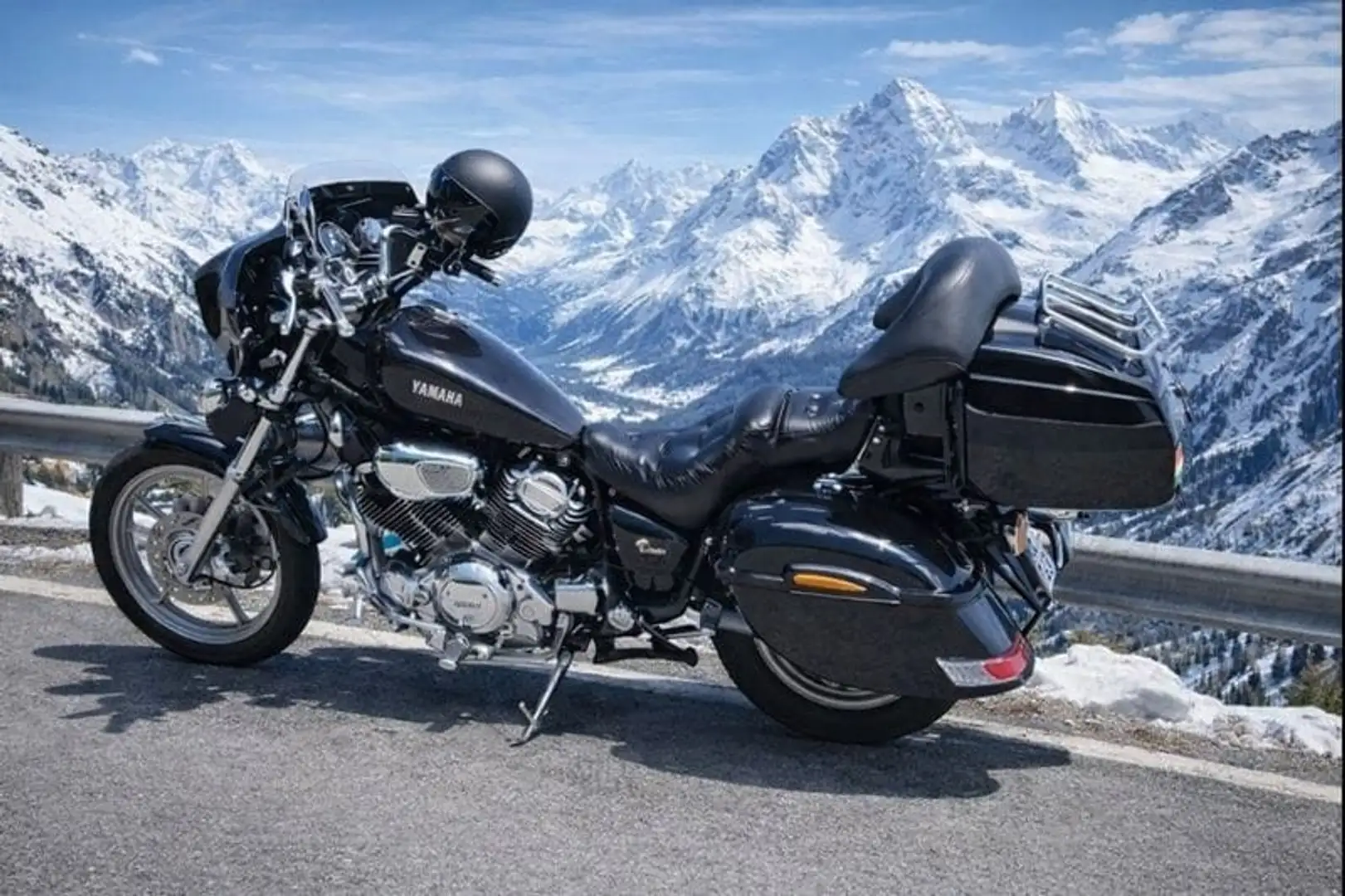 Yamaha XV 1100 tour pack Negro - 2