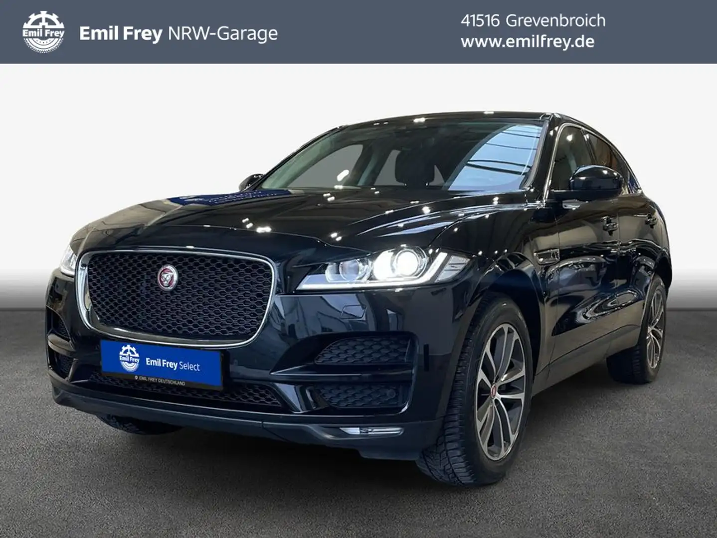 Jaguar F-Pace 30d AWD Portfolio LEDER+NAVI+8-fach Fekete - 1