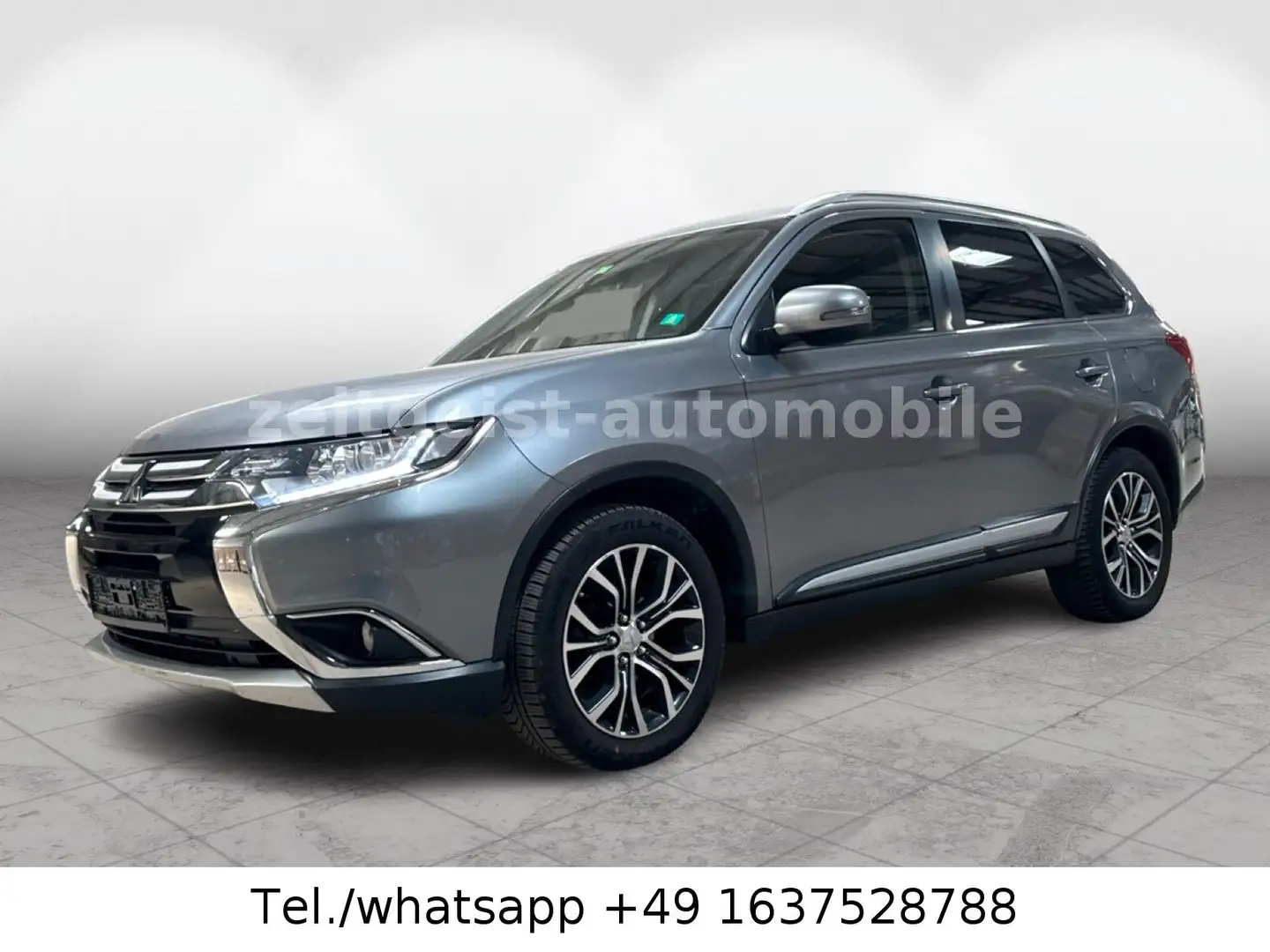 Mitsubishi Outlander 4WD*7-SITZER*LEDER*1.HAND*NETTO 13.900 Silber - 1