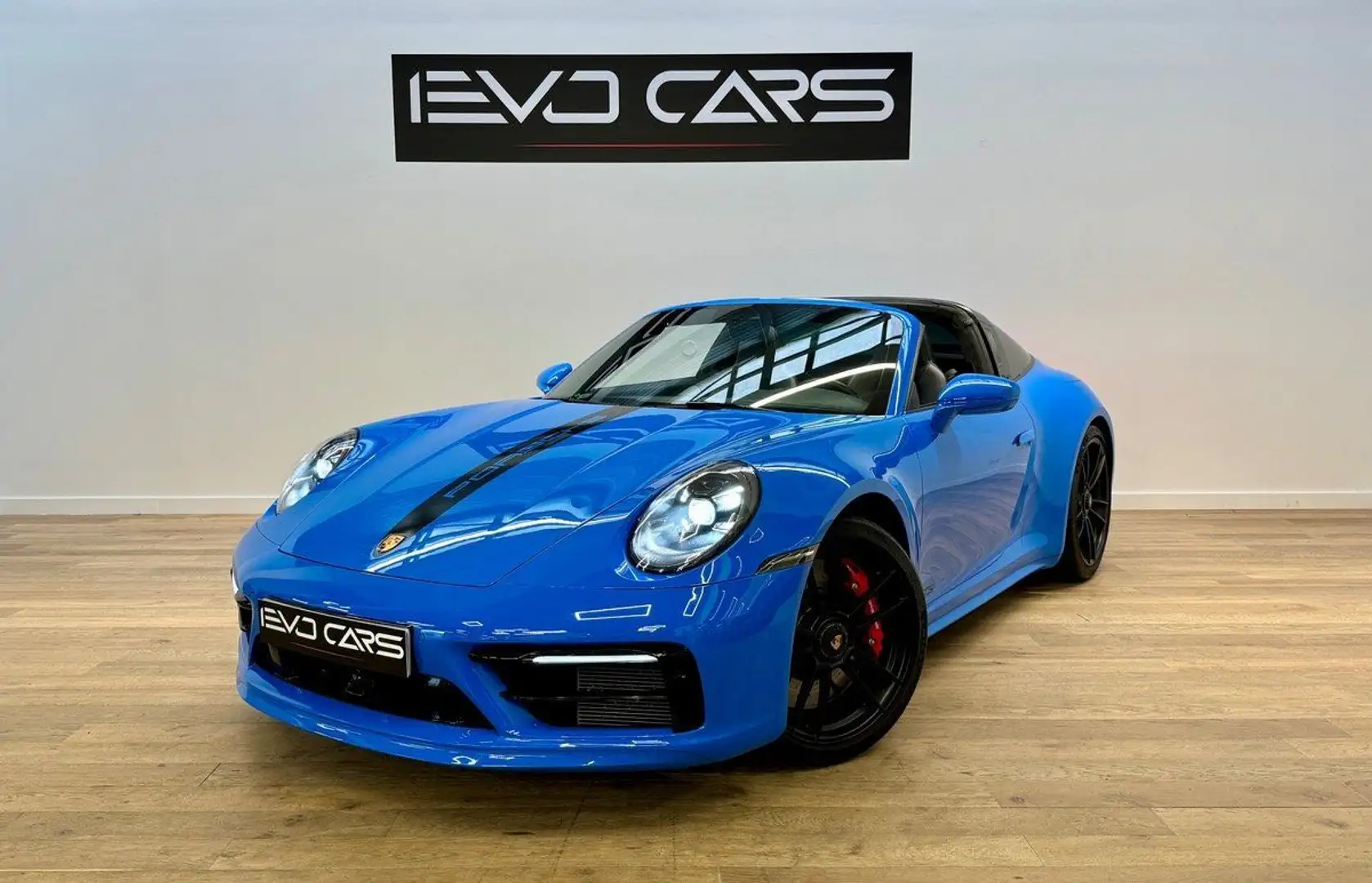 Porsche 911 Targa 4 GTS 3.0 480 ch / Accès Confort / PDLS%2B / Bleu - 1