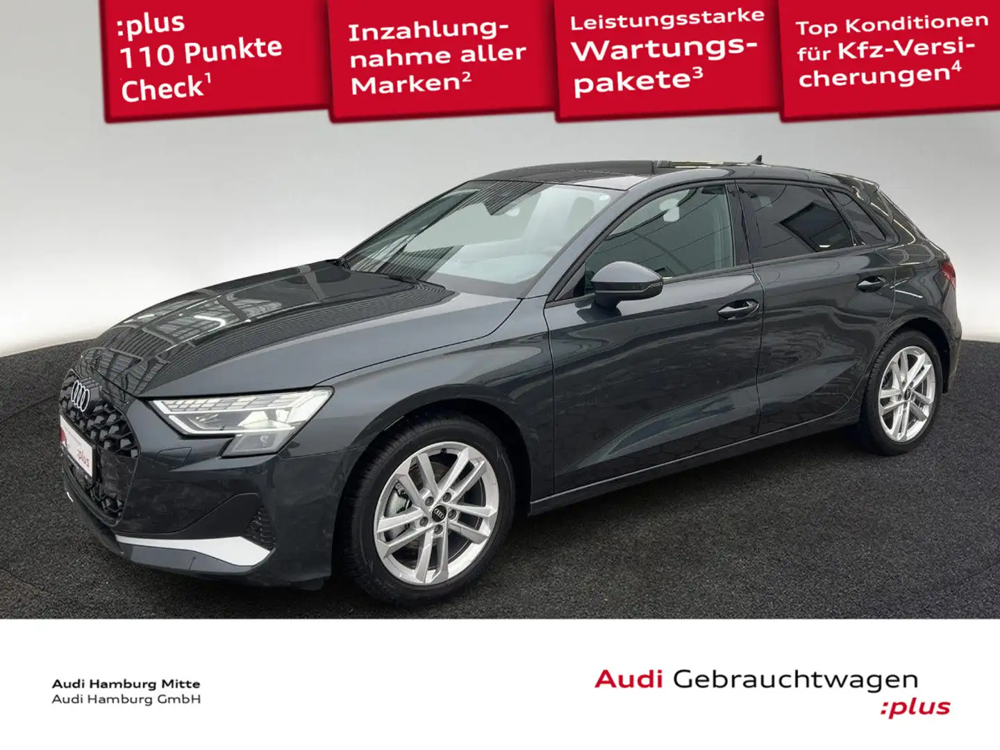 Audi A3 30 TFSI advanced S tronic Kamera AH Grau - 1