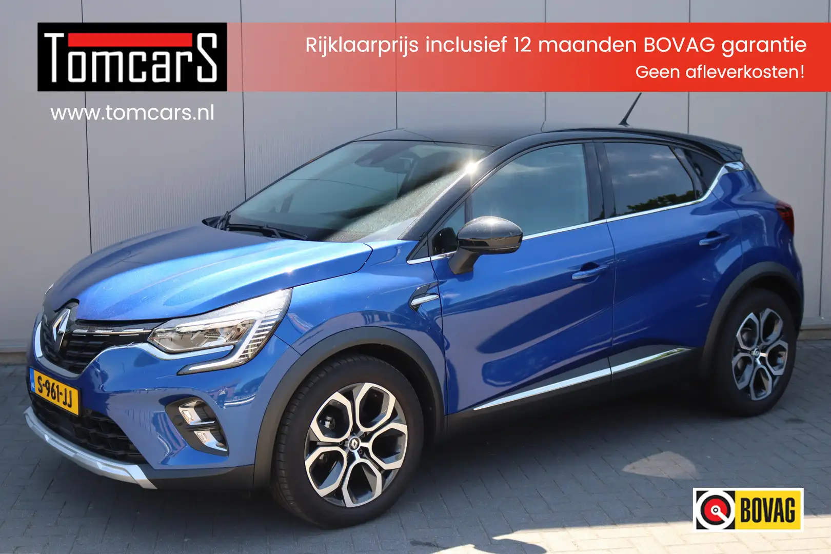 Renault Captur 1.3 TCe 140PK Intens Navigatie/Trekhaak/Camera/18- Blauw - 1