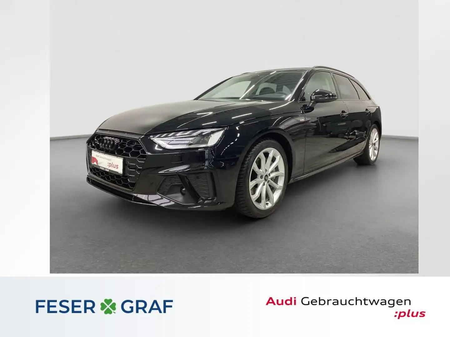 Audi A4 Avant S line 40 TDI quattro Stdhz. Matrix RFK ACC Schwarz - 1