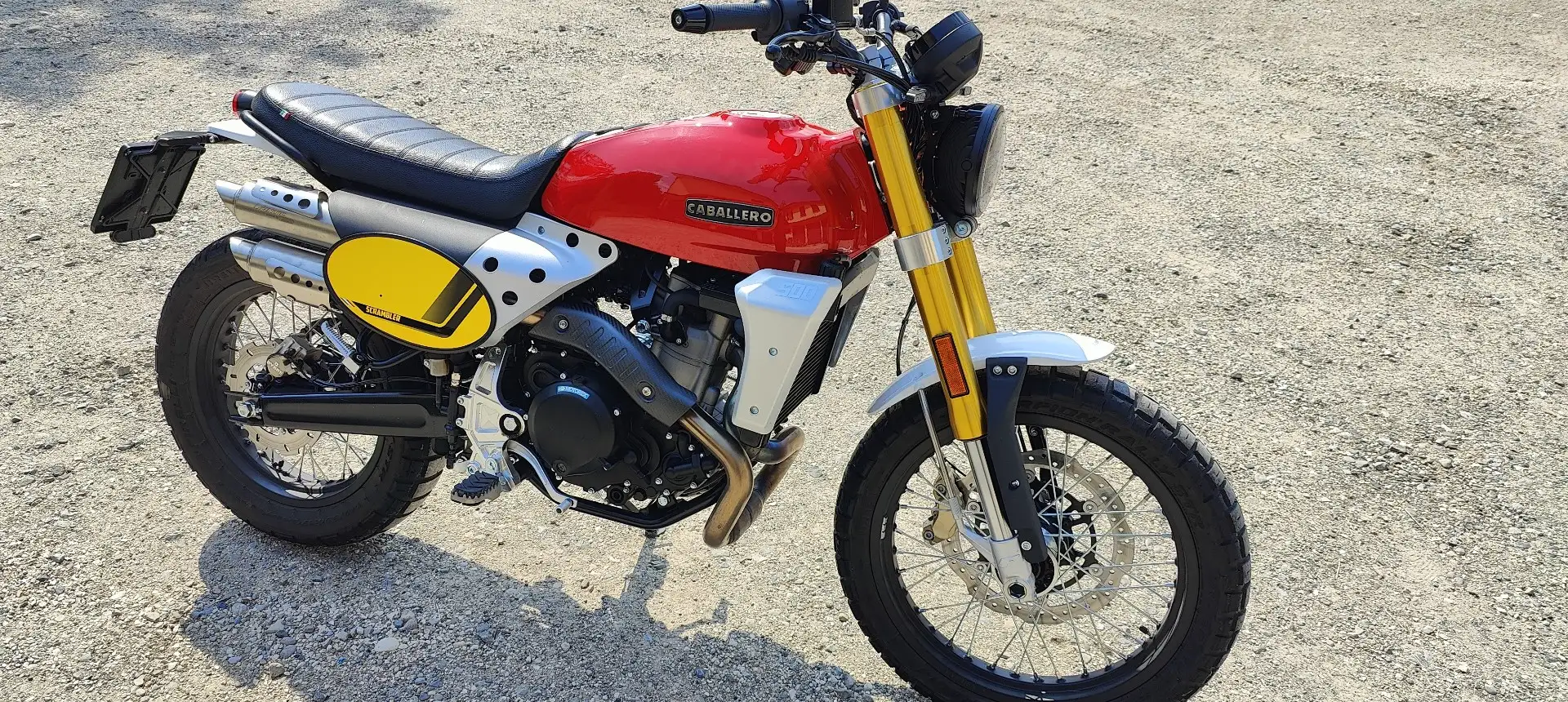 Fantic Caballero 500 scrambler Roşu - 2