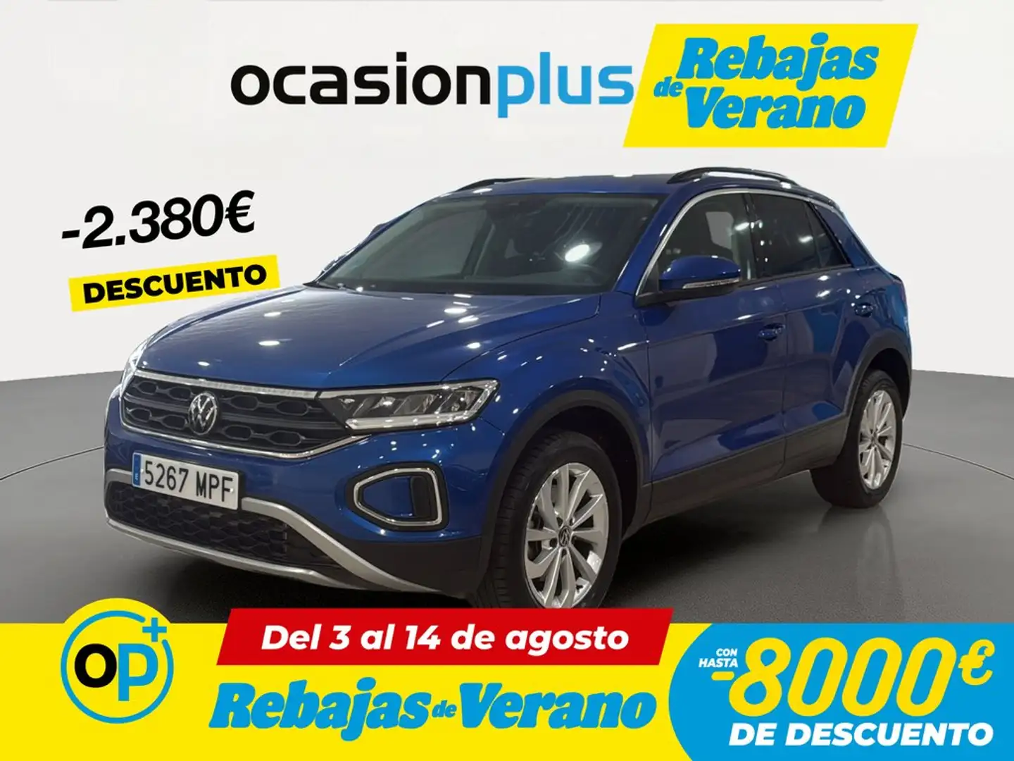 Volkswagen T-Roc 2.0TDI Life DSG7 110KW Azul - 1