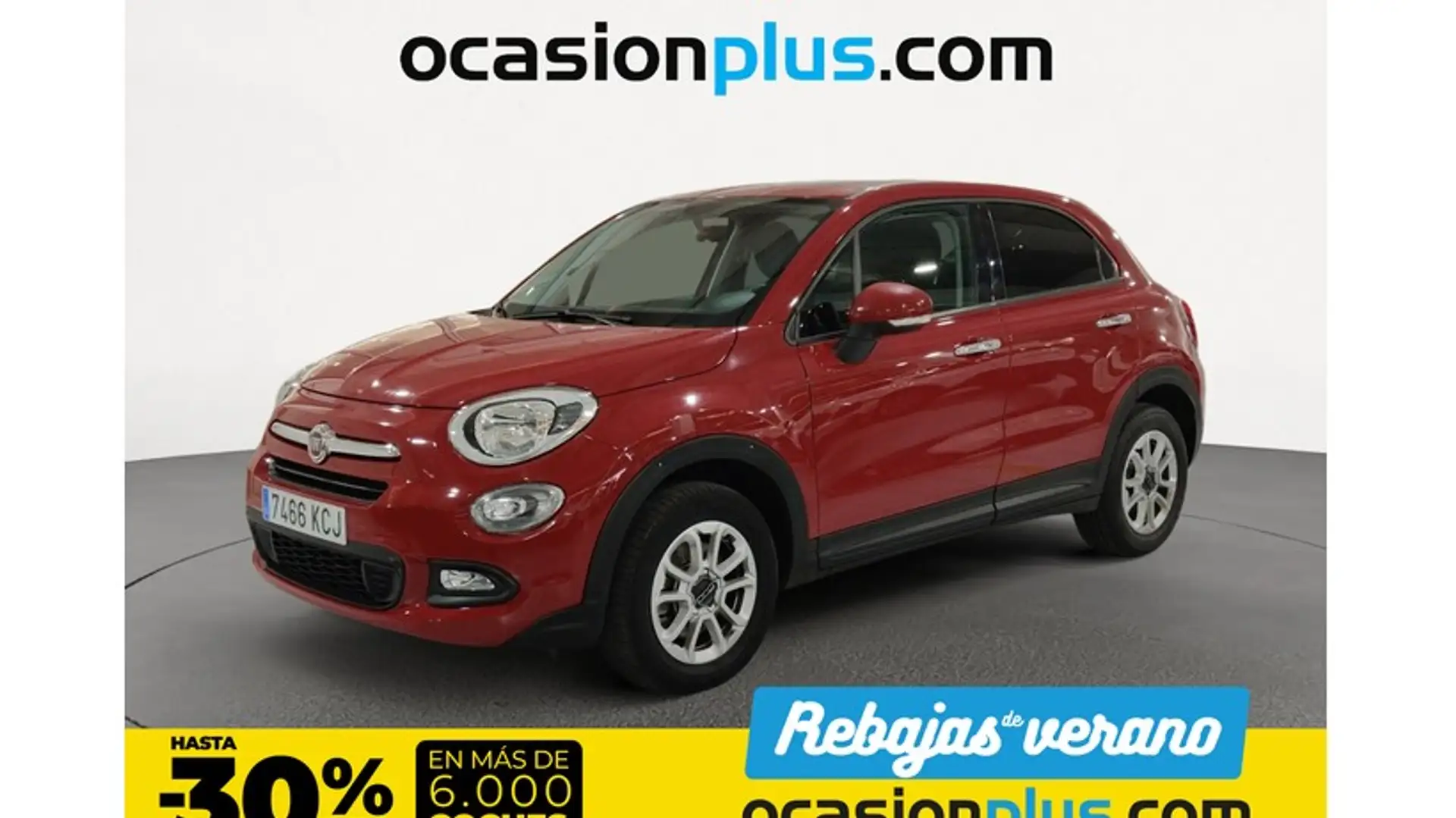 Fiat 500X 1.6 E-Torq Pop Star 4x2 Rouge - 1