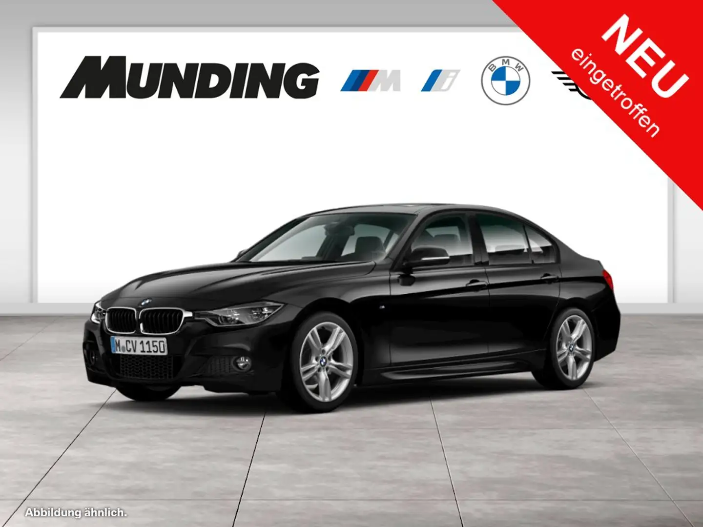 BMW 320 d A Limousine M-Sportpaket HUD|Navi|HiFi|LED Schwarz - 1
