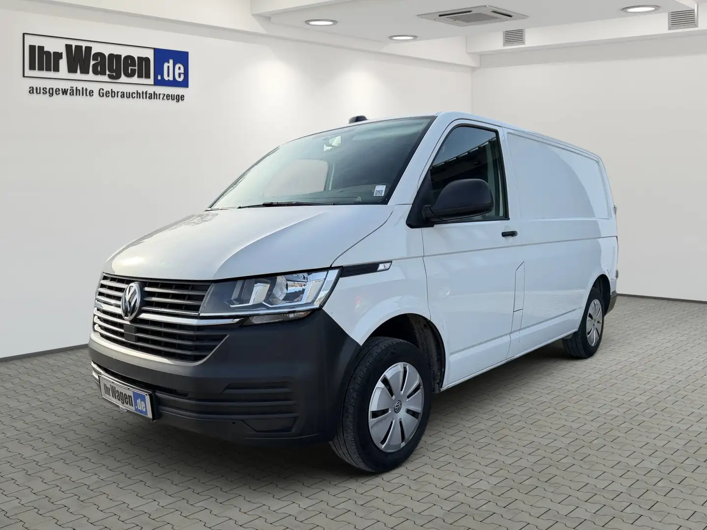 Volkswagen T6.1 Transporter Kasten 2,0 TDI DSG*1.Hd*Tempom*Apple*Flügeltr* Weiß - 1